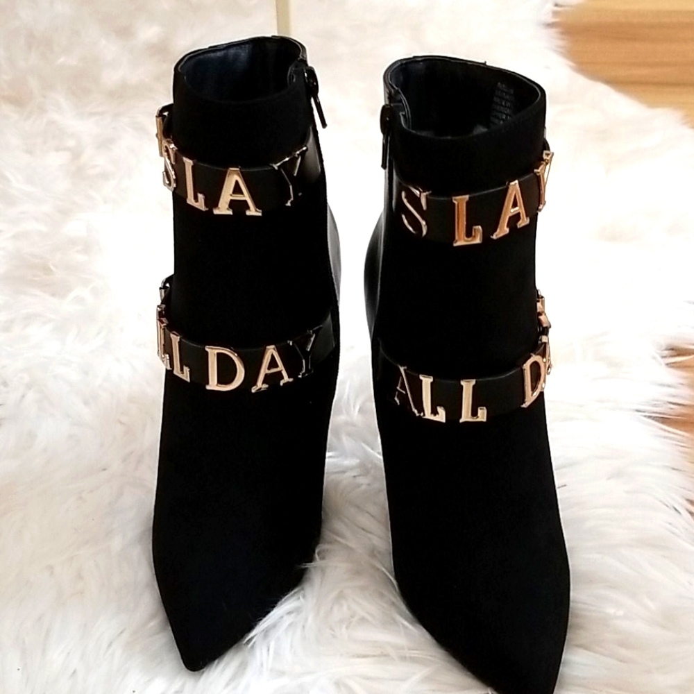 Black booties